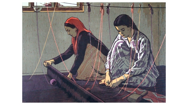 GW Textile Museum - Old-Patterns-Carpet-Weavers